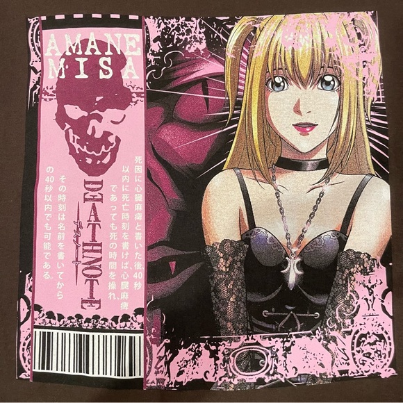 Misa Amane Train Ticket Shirt - Picture 2 of 4